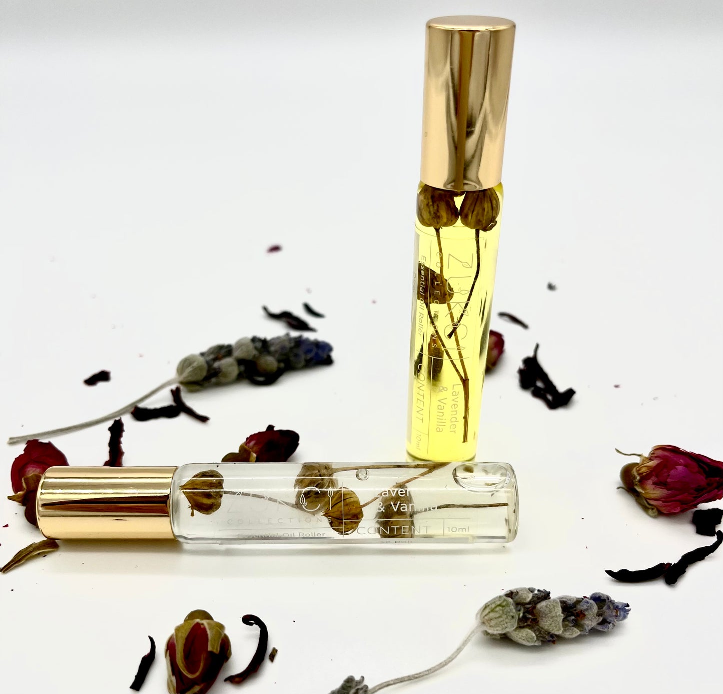 Botanical Essential Oil Roller Bottle CONTENT ~Lavender & Vanilla ~